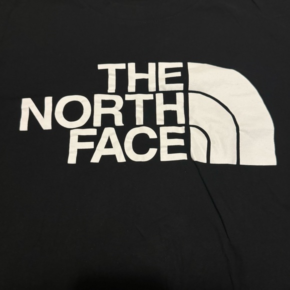 The North Face Mens Shirt Large Short Sleeve Tee Black Logo Adult - Picture 4 of 4